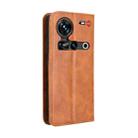 For ZTE nubia Z70 Ultra Magnetic Buckle Retro Texture Leather Phone Case(Brown) - 3