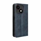 For ZTE Blade A35e Z2466 Magnetic Buckle Retro Texture Leather Phone Case(Blue) - 3