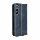 For ZTE nubia Red Magic 10 Air Magnetic Buckle Retro Texture Leather Phone Case(Blue) - 3