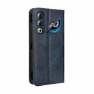 For ZTE nubia Neo 3 GT 5G Magnetic Buckle Retro Texture Leather Phone Case(Blue) - 3