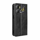 For ZTE nubia Neo 3 5G Magnetic Buckle Retro Texture Leather Phone Case(Black) - 3