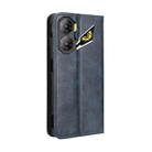 For ZTE nubia Neo 3 5G Magnetic Buckle Retro Texture Leather Phone Case(Blue) - 3