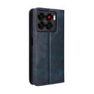 For ZTE Blade A56 4G Magnetic Buckle Retro Texture Leather Phone Case(Blue) - 3