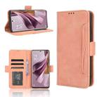 For OPPO Reno10 / Reno10 Pro Global Skin Feel Calf Texture Card Slots Leather Phone Case(Pink) - 1