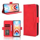 For OPPO A79 5G / A2 5G Skin Feel Calf Texture Card Slots Leather Phone Case(Red) - 1