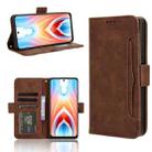 For OPPO A79 5G / A2 5G Skin Feel Calf Texture Card Slots Leather Phone Case(Brown) - 1