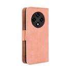 For OPPO A3 Pro 5G Skin Feel Calf Texture Card Slots Leather Phone Case(Pink) - 3