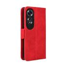 For OPPO A60 4G Skin Feel Calf Texture Card Slots Leather Phone Case(Red) - 3