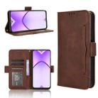 For OPPO A3 Pro 5G Global Skin Feel Calf Texture Card Slots Leather Phone Case(Brown) - 1