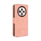 For OPPO Reno12 F 5G Skin Feel Calf Texture Card Slots Leather Phone Case(Pink) - 3