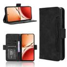 For OPPO Reno12 F 5G Skin Feel Calf Texture Card Slots Leather Phone Case(Black) - 1