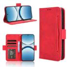 For OPPO Find X8 Skin Feel Calf Texture Card Slots Leather Phone Case(Red) - 1