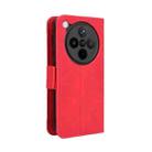 For OPPO Find X8 Skin Feel Calf Texture Card Slots Leather Phone Case(Red) - 3