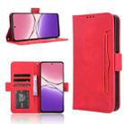 For OPPO A5 Pro Global Skin Feel Calf Texture Card Slots Leather Phone Case(Red) - 1