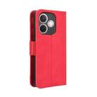 For OPPO A5 Pro Global Skin Feel Calf Texture Card Slots Leather Phone Case(Red) - 3