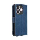 For OPPO A5 Pro Global Skin Feel Calf Texture Card Slots Leather Phone Case(Blue) - 3