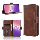 For OPPO A5 Pro Global Skin Feel Calf Texture Card Slots Leather Phone Case(Brown) - 1