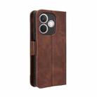 For OPPO A5 Pro Global Skin Feel Calf Texture Card Slots Leather Phone Case(Brown) - 3