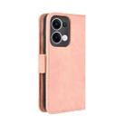 For OPPO Reno13 5G Global Skin Feel Calf Texture Card Slots Leather Phone Case(Pink) - 3