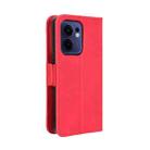 For OPPO Reno13 F 4G / 5G Skin Feel Calf Texture Card Slots Leather Phone Case(Red) - 3