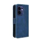 For OPPO Reno13 F 4G / 5G Skin Feel Calf Texture Card Slots Leather Phone Case(Blue) - 3