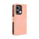 For OPPO Reno13 Pro 5G Global Skin Feel Calf Texture Card Slots Leather Phone Case(Pink) - 3