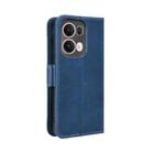 For OPPO Reno13 Pro 5G Global Skin Feel Calf Texture Card Slots Leather Phone Case(Blue) - 3