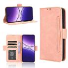 For OPPO F29 5G Global Skin Feel Calf Texture Card Slots Leather Phone Case(Pink) - 1