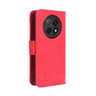 For OPPO F29 Pro 5G Skin Feel Calf Texture Card Slots Leather Phone Case(Red) - 3