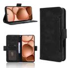 For OPPO Find X8 Ultra 5G Skin Feel Calf Texture Card Slots Leather Phone Case(Black) - 1