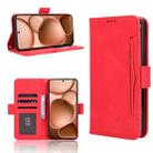 For OPPO Find X8 Ultra 5G Skin Feel Calf Texture Card Slots Leather Phone Case(Red) - 1