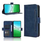 For OPPO A5 4G / 5G Global Skin Feel Calf Texture Card Slots Leather Phone Case(Blue) - 1