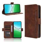 For OPPO A5 4G / 5G Global Skin Feel Calf Texture Card Slots Leather Phone Case(Brown) - 1
