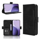 For OPPO Reno14 5G Global Skin Feel Calf Texture Card Slots Leather Phone Case(Black) - 1
