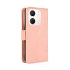 For OPPO A5x 4G / 5G Global Skin Feel Calf Texture Card Slots Leather Phone Case(Pink) - 3