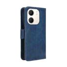 For OPPO A5x 4G / 5G Global Skin Feel Calf Texture Card Slots Leather Phone Case(Blue) - 3