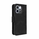For OPPO Reno14 F 5G Skin Feel Calf Texture Card Slots Leather Phone Case(Black) - 3