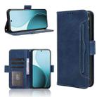 For OPPO Reno14 F 5G Skin Feel Calf Texture Card Slots Leather Phone Case(Blue) - 1