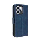For OPPO Reno14 F 5G Skin Feel Calf Texture Card Slots Leather Phone Case(Blue) - 3