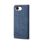 For iPhone 16e Denim Texture Casual Style Horizontal Flip Leather Case(Blue) - 3