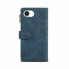 For iPhone 16e ESEBLE Retro Frosted RFID Flip Leather Phone Case(Dark Green) - 3