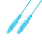 1m EMK OD2.2mm Digital Audio Optical Fiber Cable Plastic Speaker Balance Cable(Sky Blue) - 1