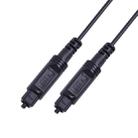 2m EMK OD2.2mm Digital Audio Optical Fiber Cable Plastic Speaker Balance Cable(Black) - 1