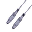 5m EMK OD2.2mm Digital Audio Optical Fiber Cable Plastic Speaker Balance Cable(Silver Grey) - 1