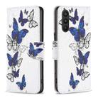 For Samsung Galaxy A25 5G Colored Drawing Pattern Leather Phone Case(Butterflies) - 1