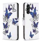 For Samsung Galaxy A35 Colored Drawing Pattern Leather Phone Case(Butterflies) - 1