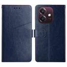 For OPPO A3 4G Global / 5G Global Y-shaped Pattern Flip Leather Phone Case(Blue) - 1