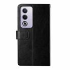 For OPPO A3 Pro 5G India / K12x 5G Global Y-shaped Pattern Flip Leather Phone Case(Black) - 3