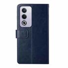 For OPPO A3 Pro 5G India / K12x 5G Global Y-shaped Pattern Flip Leather Phone Case(Blue) - 3