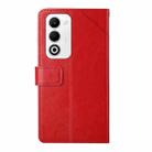 For OPPO A5 5G Global Y-shaped Pattern Flip Leather Phone Case(Red) - 3